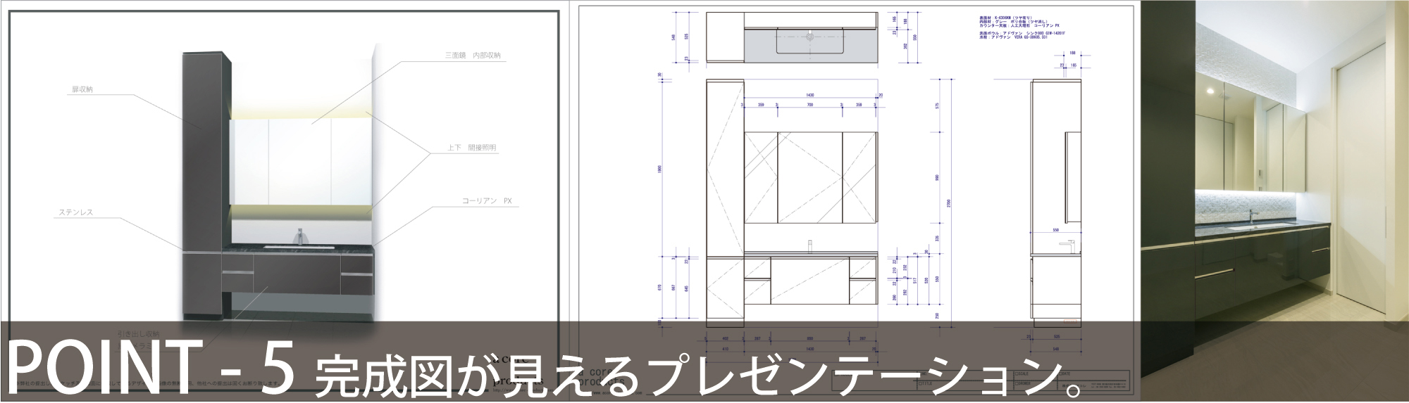 完成図が見えるプレゼンテーション。